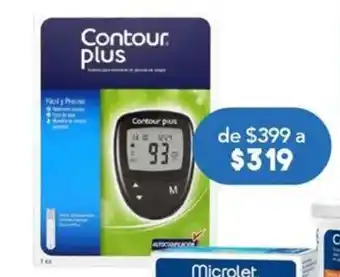 Farmacia San Pablo Contour Plus glucómetro 1 pieza oferta