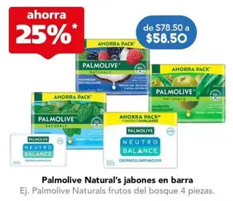 Farmacia San Pablo Palmolive Natural's jabones en barra oferta