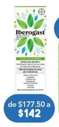 Farmacia San Pablo Iberogast mezcla 9 plantas solución 20ml. oferta