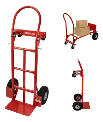 Mercado Libre Diablo De Carga 400 Kg Plataforma Ruedas Neumáticas Carrito oferta