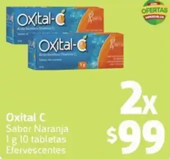 Farmacon Oxital C Sabor Naranja 2x1g 10 tabletas Efervescentes oferta