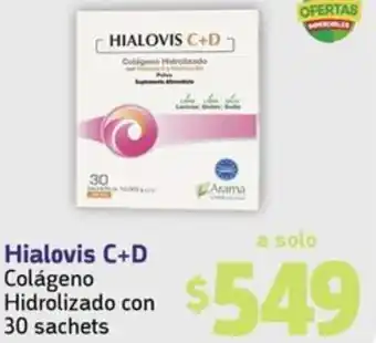 Farmacon Hialovis C+D Colágeno Hidrolizado con 30 sachets oferta