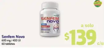 Senfem Novo 600 mg / 400 UI 60 tabletas
