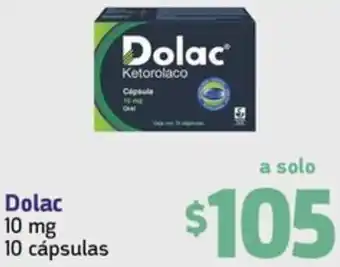 Dolac 10mg 10 cápsulas