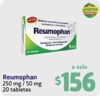 Reumophan 250mg / 50mg 20 tabletas