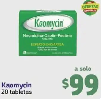 Kaomycin 20 tabletas