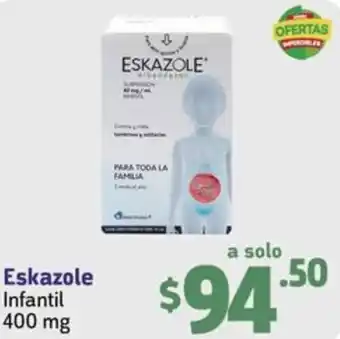 Eskazole Infantil 400mg