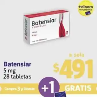 Farmacon Batensiar 5mg 28 tabletas oferta