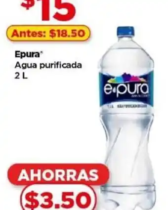 Bodega Aurrerá Epura Agua purificada 2L oferta