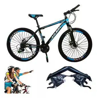 Mercado Libre Bicicleta De Montaña 21 Vel. Suspension Frenos De Disco R-26 Color Azul Tamaño del cuadro 26 oferta