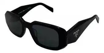 Mercado Libre Prada Spr 17w 1ab-5s0 Symbole Rectangle Negro Lentes Sol Color del armazón Dorado oferta