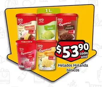 Soriana Express Helados Holanda básicos 1L oferta