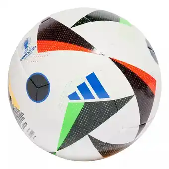 Mercado Libre Balón de fútbol de entrenamiento de la UEFA Euro 2024 de Adidas, color blanco/negro oferta