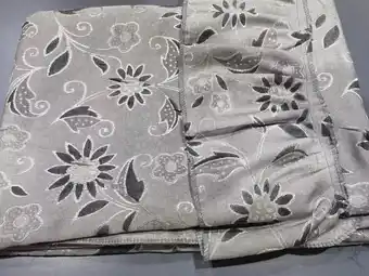 Juego De Cortinas Jacquard 2m Alto X 2.50 Ancho Color Gris Oscuro