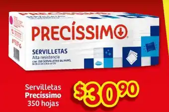 Soriana Súper Servilletas Precíssimo 350 hojas oferta