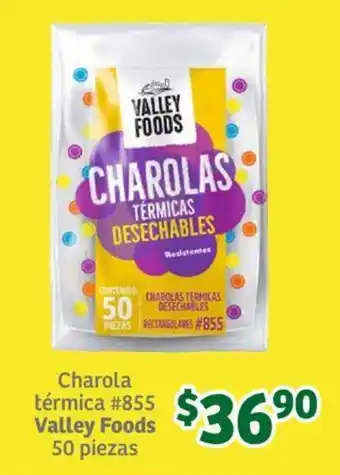 Soriana Súper Charola térmica #855 Valley Foods 50 piezas oferta