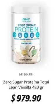 GNC Zero sugar proteína total lean vainilla 480 gr oferta