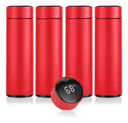 Termo Digital Inteligente De Acero Inoxidable 500ml 4 Pack