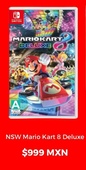 Sanborns NSW Mario Kart 8 Deluxe oferta