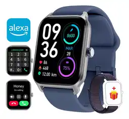 Mercado Libre Smartwatch 1.8" Reloj Inteligente Bluetooth Llamada Alexa oferta