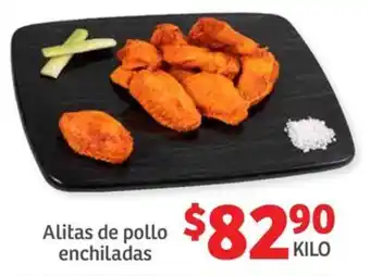 Soriana Híper Alitas de pollo enchiladas, kilo oferta