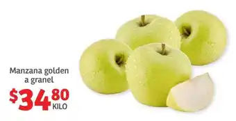 Soriana Híper Manzana golden a granel, kilo oferta