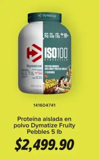 GNC Proteína aislada en polvo Dymatize Fruity Pebbles 5 lb oferta