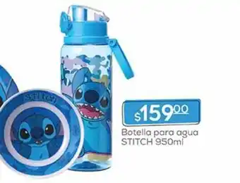 Botella para agua stitch