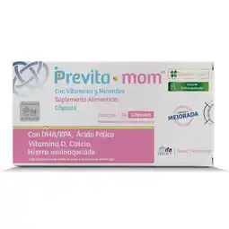 Farmacias YZA Previta-Mom 30 Caps oferta