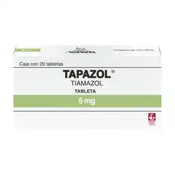 Farmacias YZA Tapazol 5Mg 20 Tabs oferta