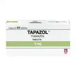 Farmacias YZA Tapazol 5Mg 60 Tabs oferta