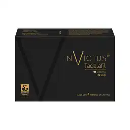 Farmacias YZA Invictus 20Mg 4 Tabs oferta