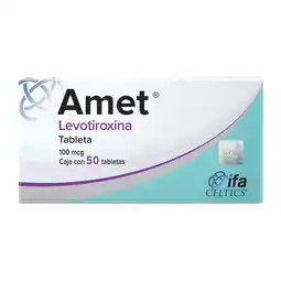 Farmacias YZA Amet 100Mcg 50 Tabs oferta