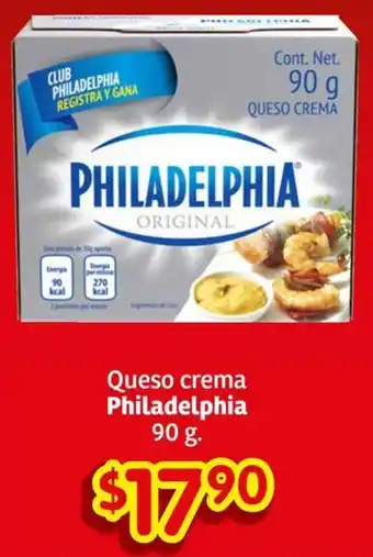 Soriana Híper Queso crema Philadelphia 90g oferta