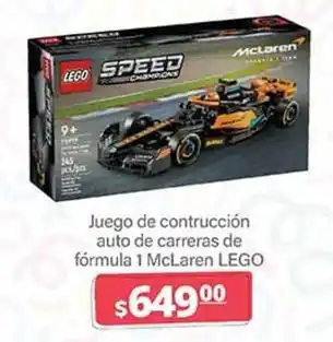 Lego - juego de contrucción auto de carreras de fórmula 1 mclaren