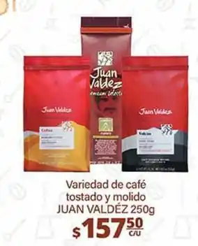 La Comer Juan valdez - variedad de café tostado y molido oferta