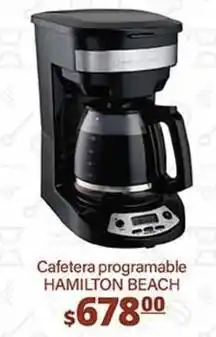 La Comer Hamilton beach - cafetera programable oferta