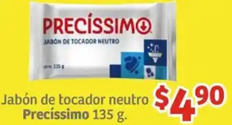 Soriana Híper Jabón de tocador neutro Precíssimo 135g oferta