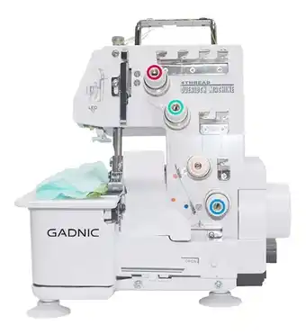 Mercado Libre Máquina de coser Gadnic Semi Industrial MAQCOS09 portable blanca 220V oferta