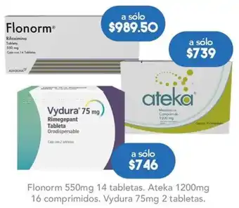 Farmacia San Pablo Flonorm 550mg 14 tabletas oferta