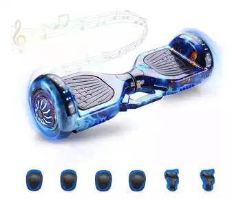 Mercado Libre Patineta Eléctrica Hoverboard Con Bluetooth Luces Led/500w oferta