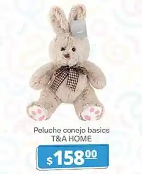 La Comer T&a home - peluche conejo basics oferta