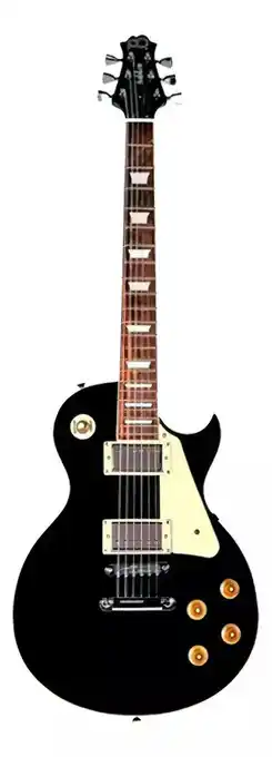 Mercado Libre Guitarra Eléctrica Tipo Les Paul Babilon Earthquake-bk oferta