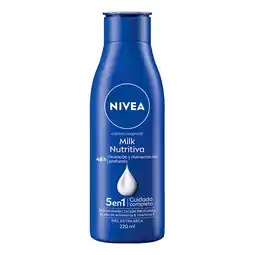 Farmacias YZA NIVEA Crema Corporal Humectante Body Milk Nutritiva 48 horas de Nutrición y Humectación Profunda para Piel Extra Seca 220 ml oferta
