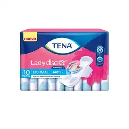 Farmacias YZA TENA PROTEC LADY NORMAL 10 PZAS oferta