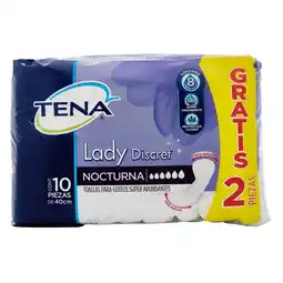Farmacias YZA Tena Lady Discret Nocturna 8 Unidades oferta
