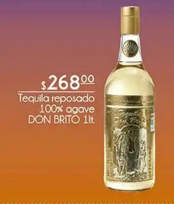 Fresko Tequila reposado 100% agave don brito litro oferta