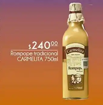 Rompope tradicional carmelita