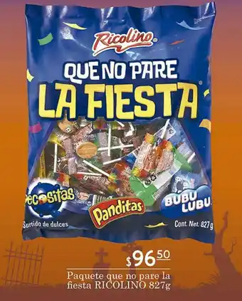 Fresko Paquete que no pare la fiesta ricolino 827g oferta