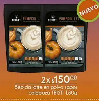 Fresko Bebida latte en polvo sabor calabaza teisti x 2 oferta